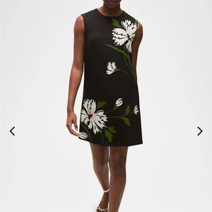 Veronica Beard Black and White Floral Mini Dress